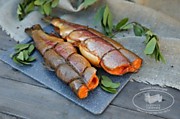 Форель морская, тушка, ПБГ, горячего копчения - цена 2000 рублей